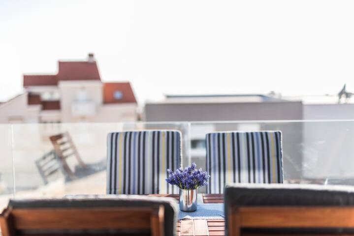 Blue Sky, Modern Sea View Apartment Novalja Exterior foto